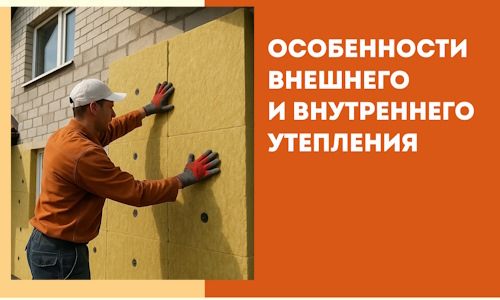 Какие особенности внешнего и внутреннего утепления в Артеме