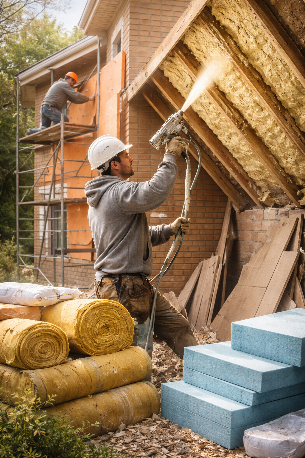 Утепление домов в Артеме под ключ от 4354 руб/м2 | Профессионально — ТепломастерАрт