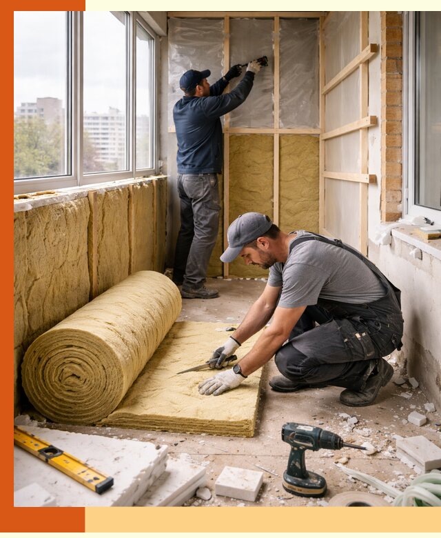 Утепление балкона под ключ в Артёме качественно и быстро