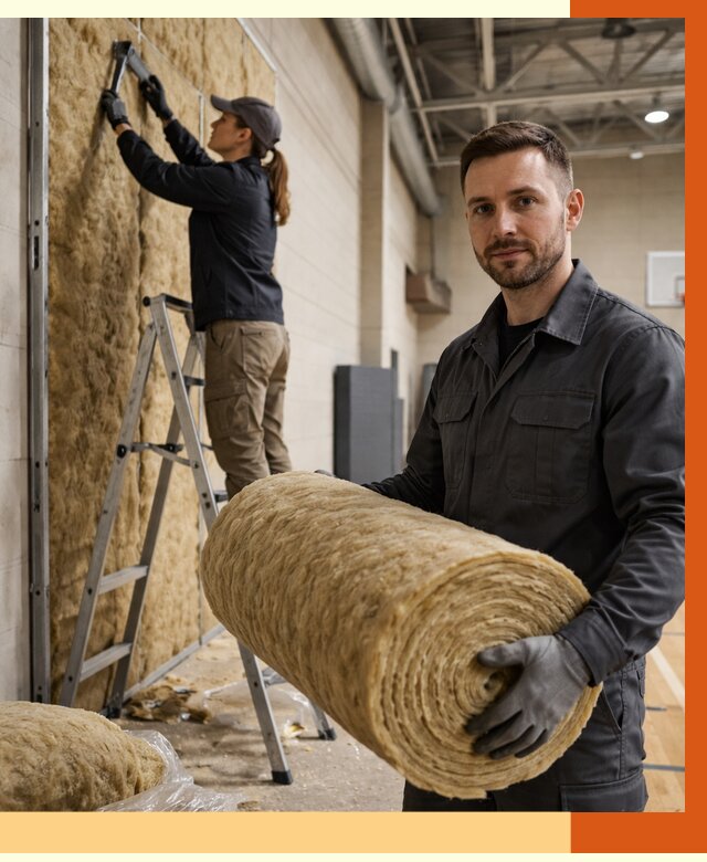 Утепление спортзала в Артеме от 7775 руб/м2 — комплексное утепление под ключ | ТепломастерАрт