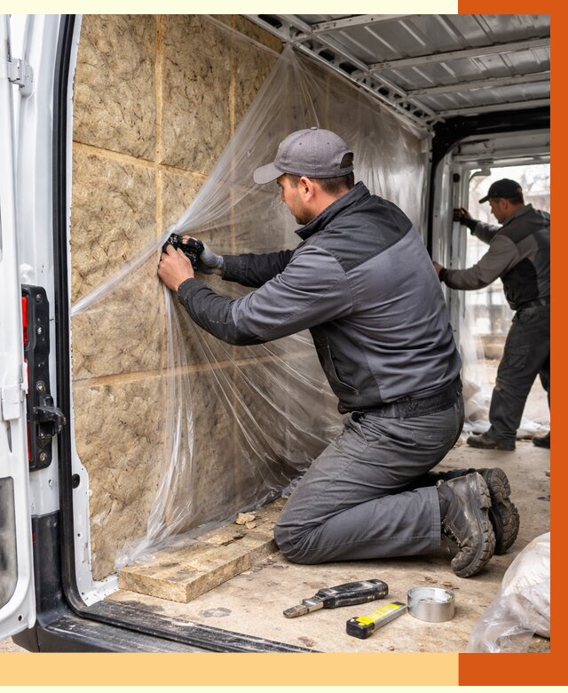 Утепление фургона в Артеме от 17106 руб/м2 — утепление фургона ППУ и кузова | ТепломастерАрт