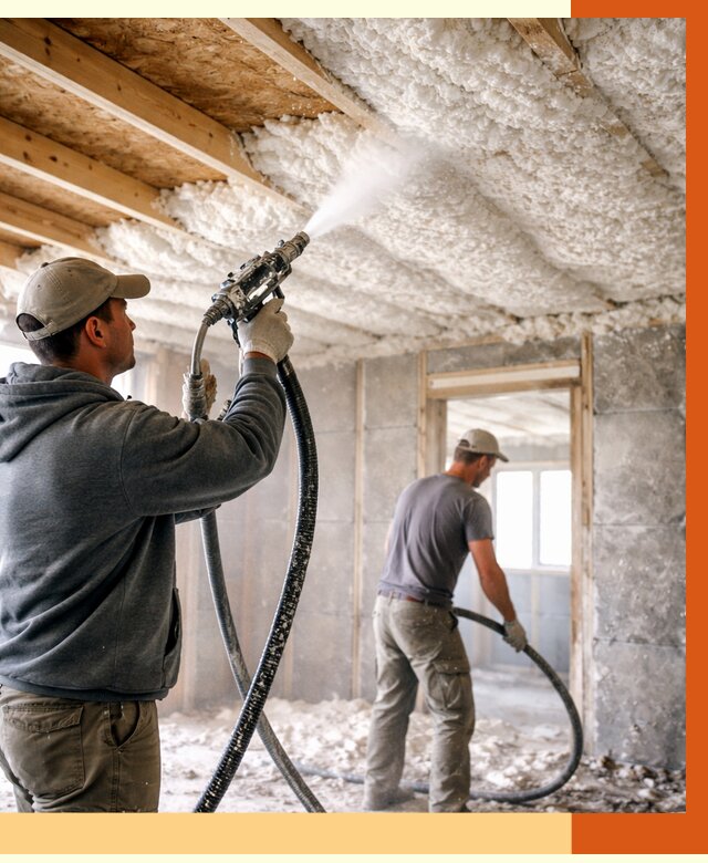 Утепление пеноизолом в Артеме от 1659 руб./м2 под ключ | ТепломастерАрт