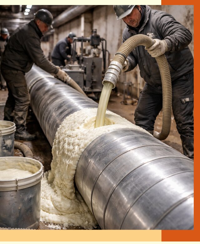 Утепление теплотрассы жидкой теплоизоляцией в Артеме от 4354 руб. | ТепломастерАрт